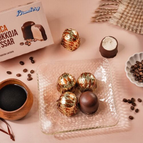 Kyssar mocca Brunberg 6 st 150g