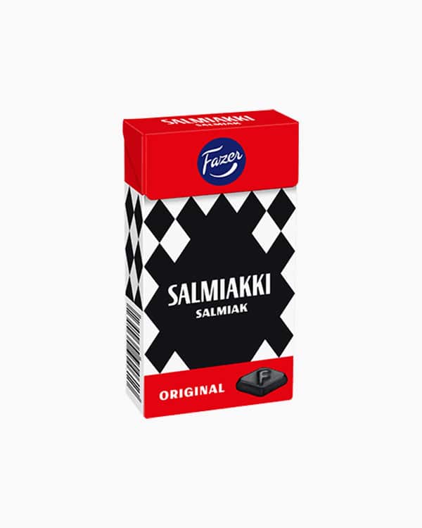 Fazer Salmiakki pastiller 40 g – klassiska finska salmiakpastiller
