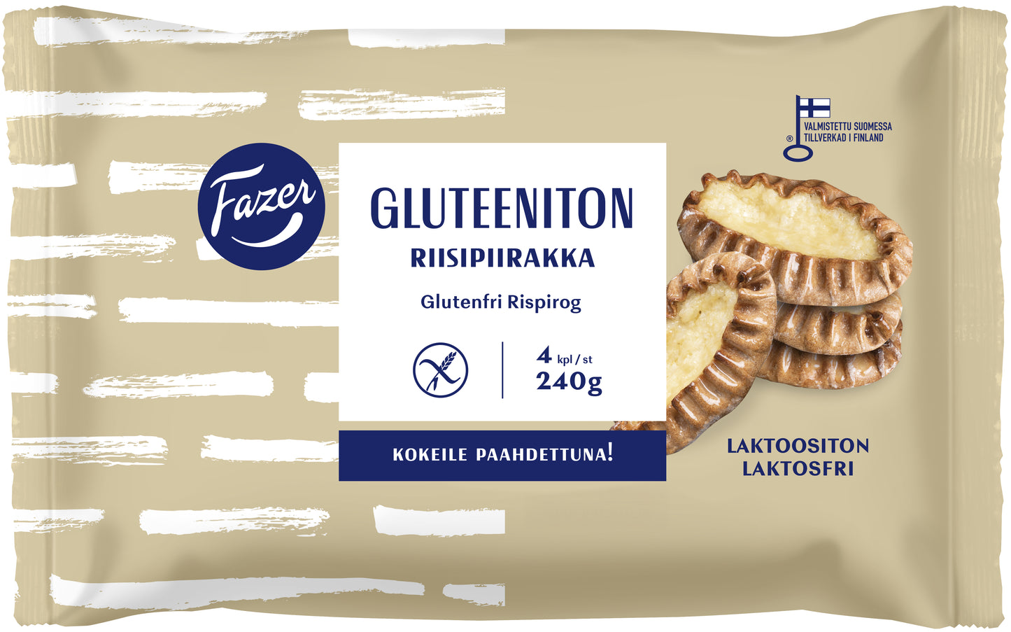 Fazer Glutenfri Rispirog 4-pack 240g förpackning