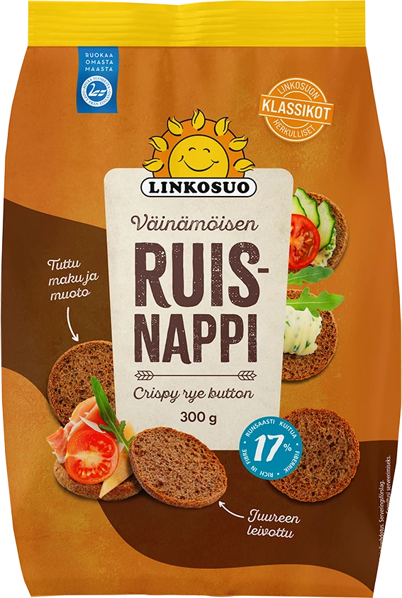 Tørret revet rugbrød 500g