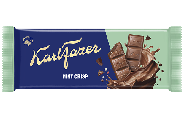 Karl Fazer Mint crisp choklad 95g