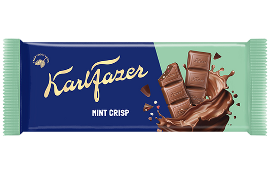 Karl Fazer Mint crisp choklad 95g