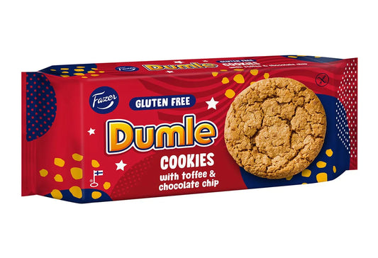 Dumle Cookies glutenfri 140g – kakor med Dumle kola