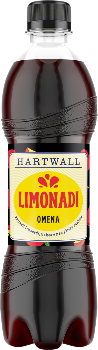 Hartwall lemonad med äppelsmak 0,5L