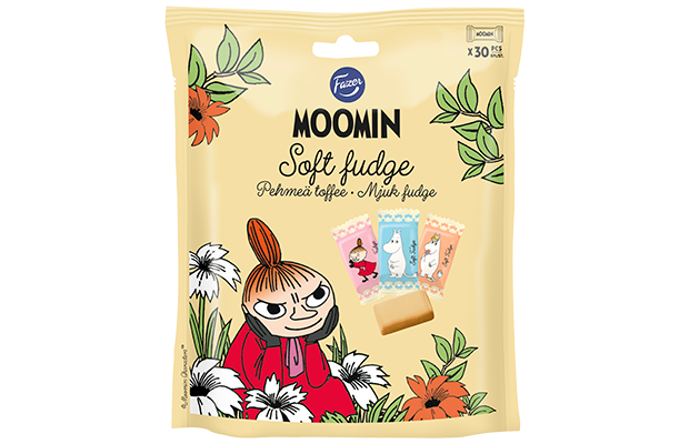 Fazer Moomin Soft Fudge godispåse 160 g